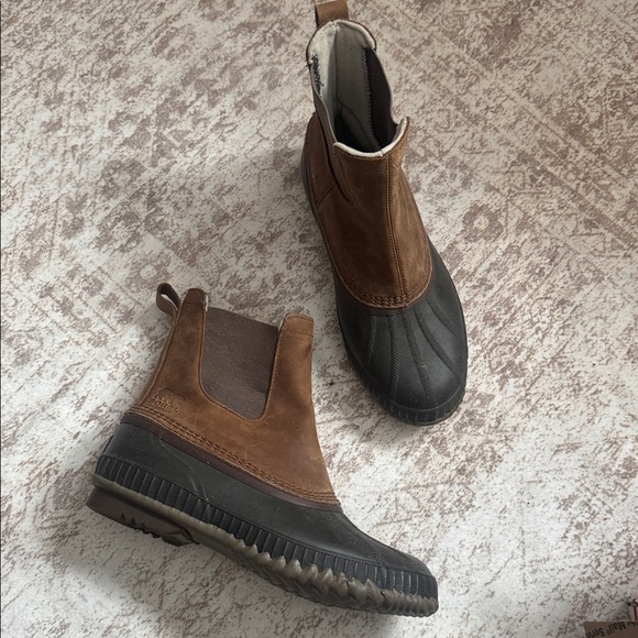 Sorel Cheyanne Metro Chelsea Waterproof Boots Mens Size 10 - Picture 2 of 7